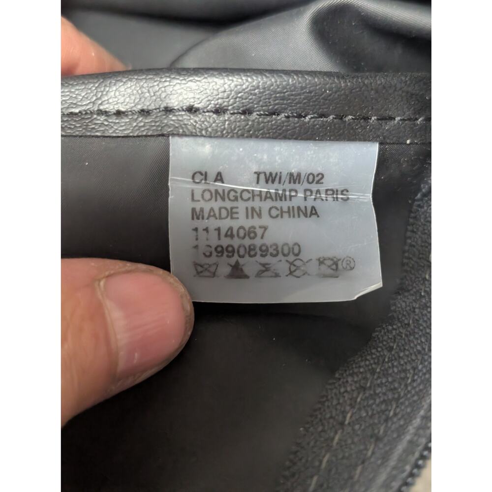 Longchamp Pilage BackPack Off Black - Picture 12 of 13
